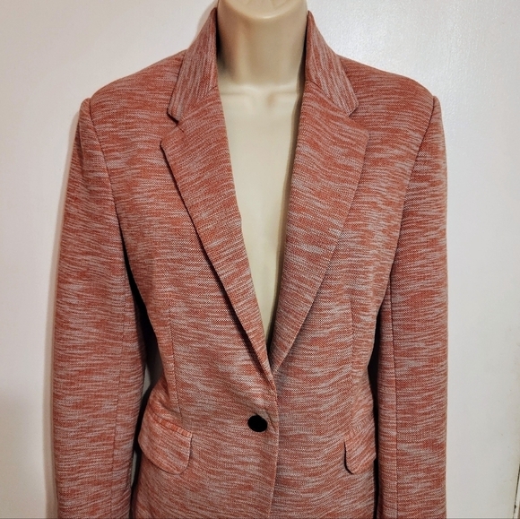 Cartonnier Anthro Space Dye Knit Blazer Jacket Red Small - Picture 3 of 12